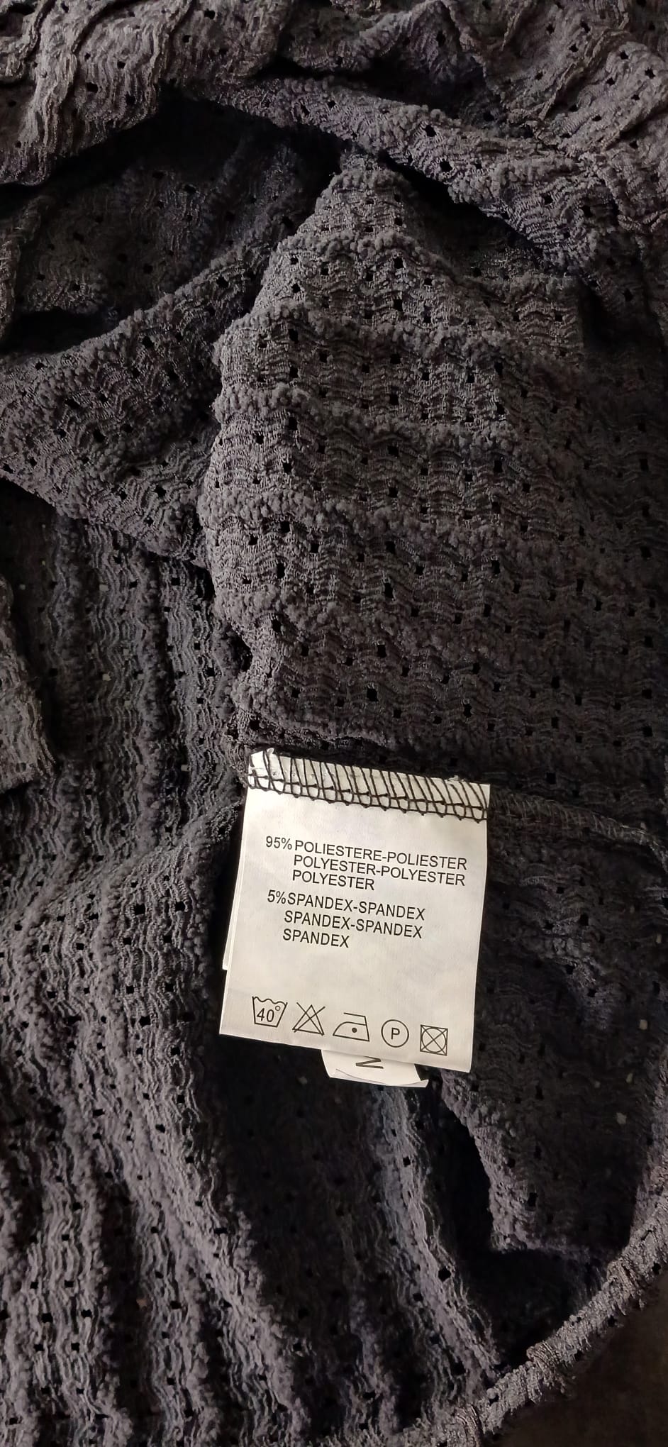 Nueva Caimisa Calada Negro/Blanco