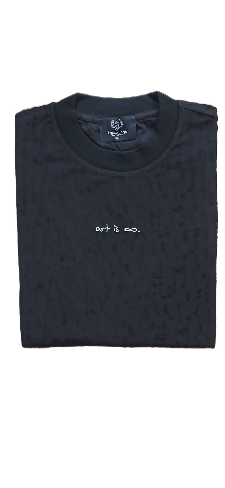 Camiseta Angelo Carpa Negro/Blanco
