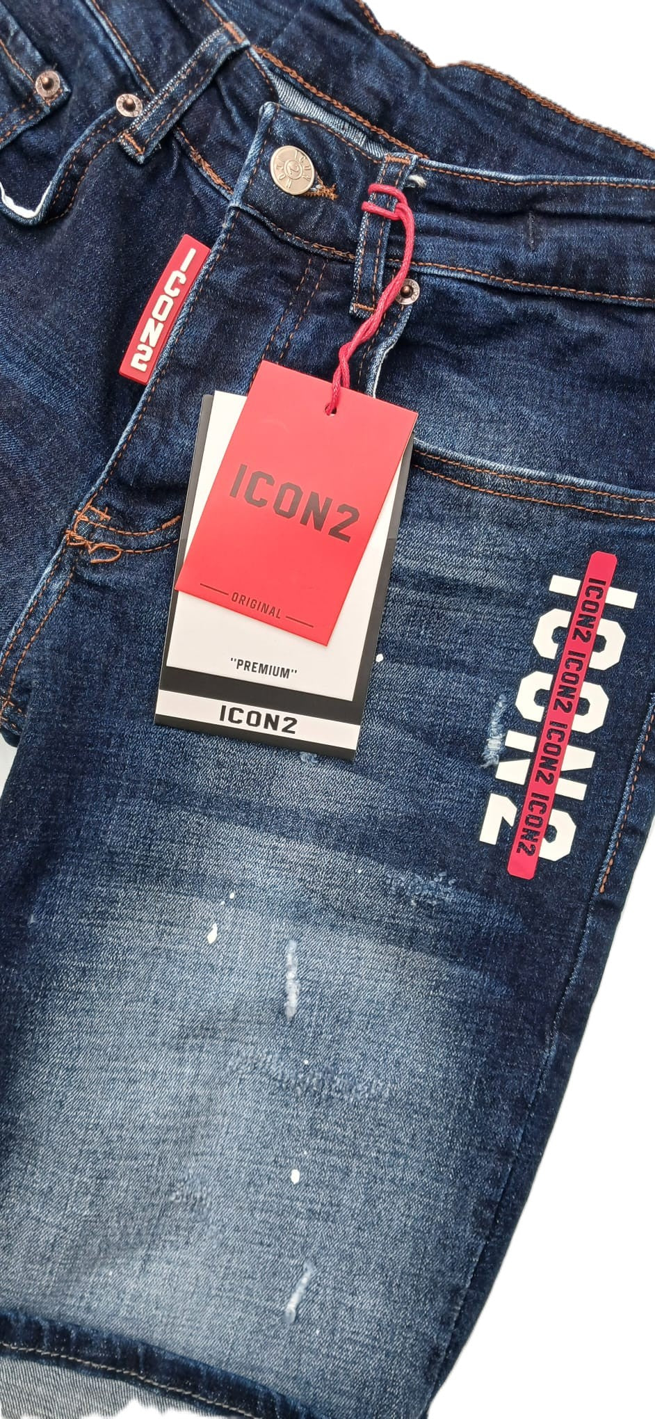 Pantalón Corto Vaquero ICON Azul