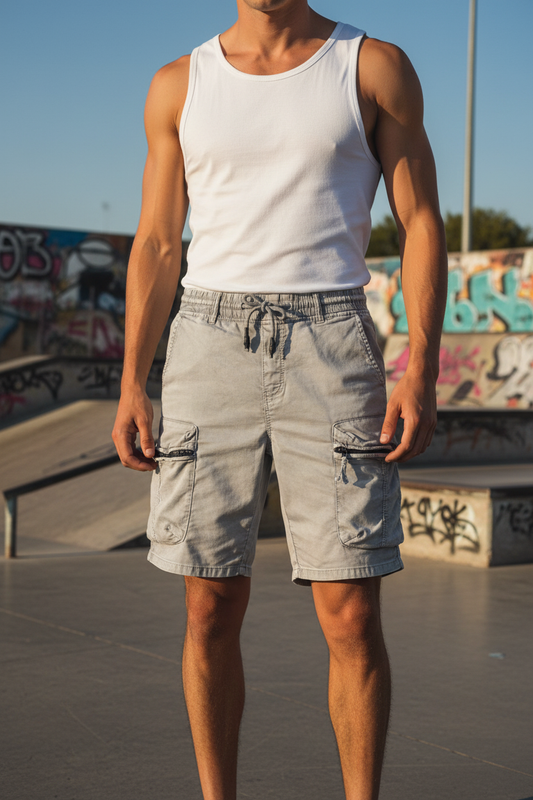 Short KS22 Gris - Lifestyle
