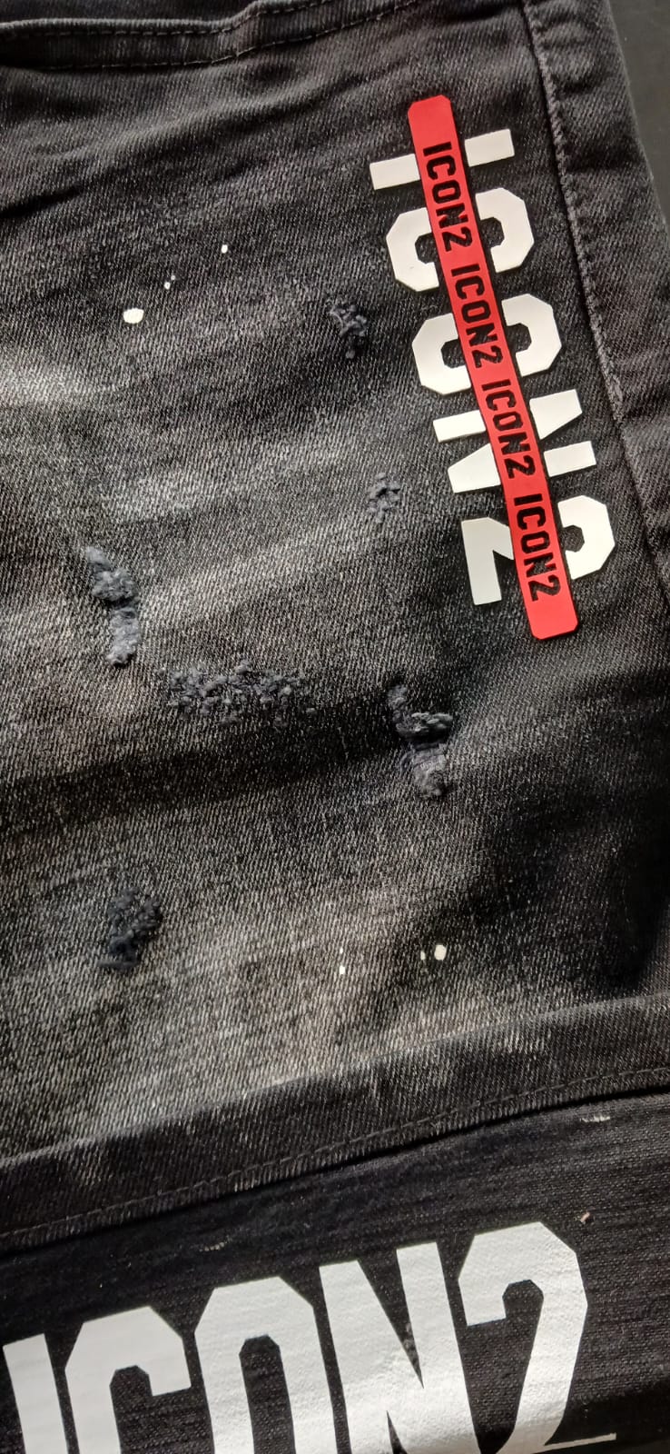 Pantalón Corto Vaquero ICON Negro