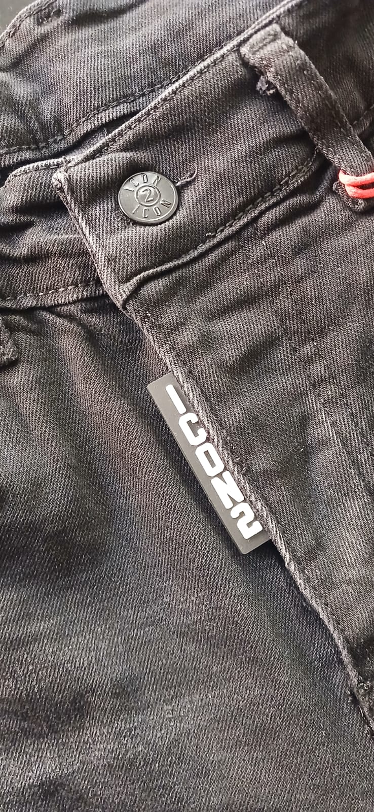 Pantalón Corto Vaquero ICON Negro