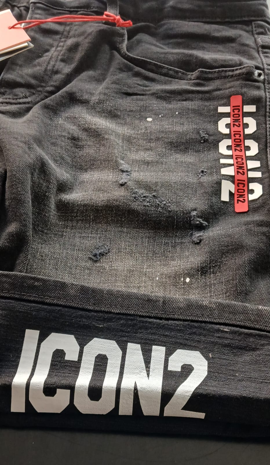 Pantalón Corto Vaquero ICON Negro